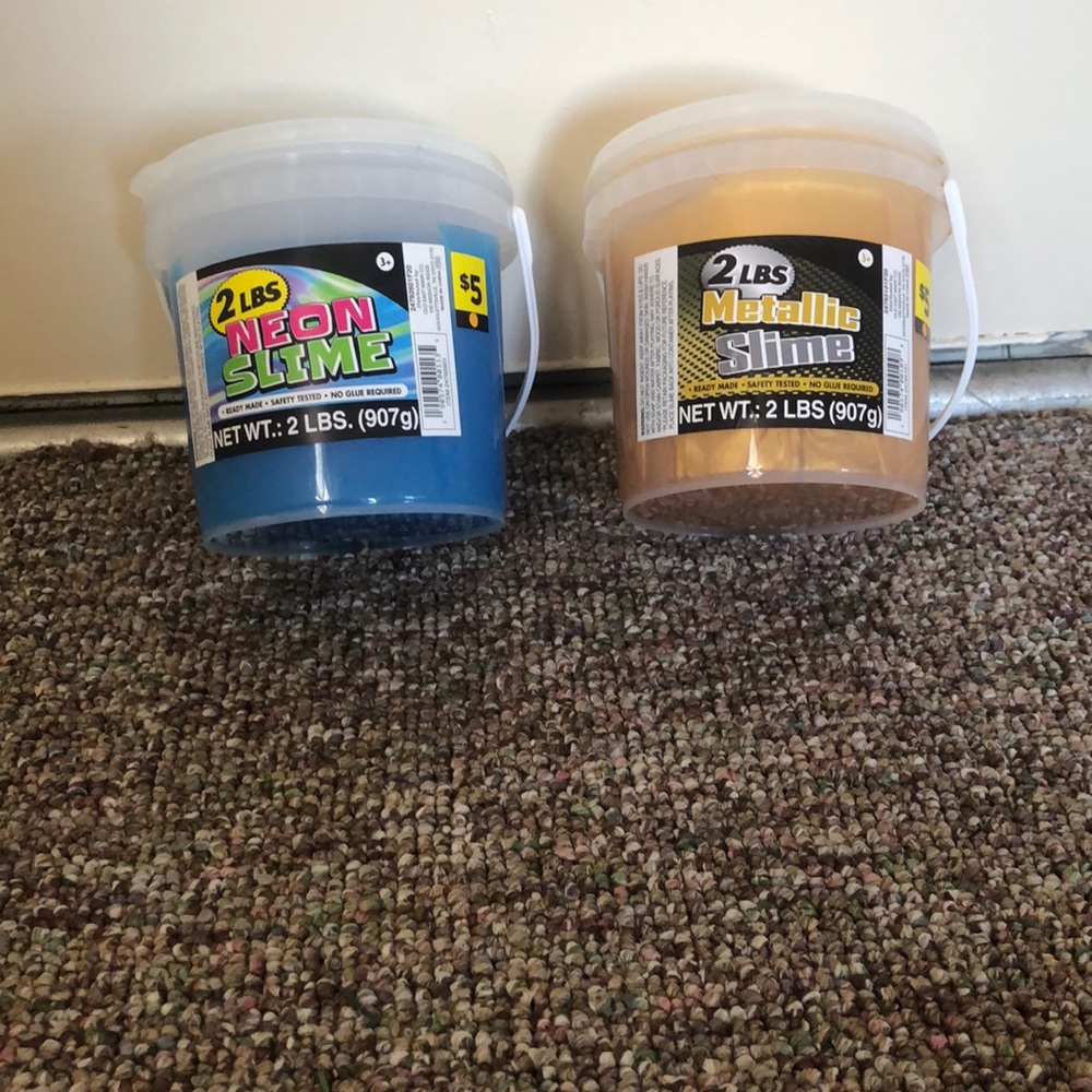 Gold and blue slime